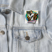 人の射撃、発砲の側面図 缶バッジ (インサイチュ)