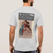 人の小さい女性のTシャツ Tシャツ (裏面)