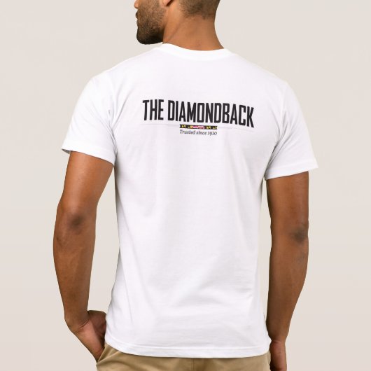 人の小型のTシャツ Tシャツ (裏面)