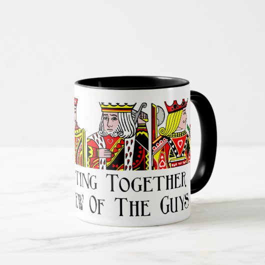 人の少数 マグカップ (正面右)