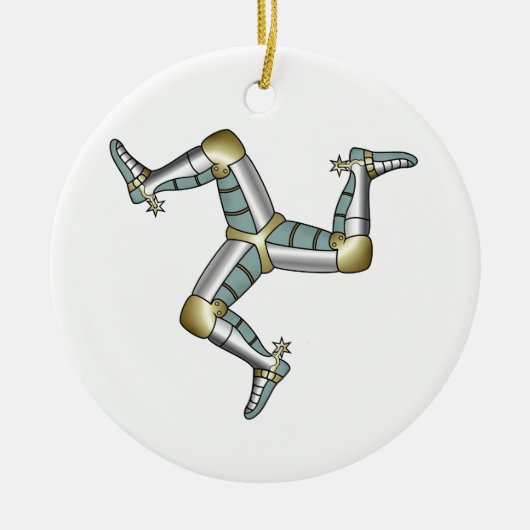 人の島 セラミックオーナメント (正面)