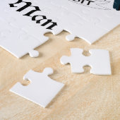 人の島-紋章か旗または記号または紋章付き外衣 ジグソーパズル (側面)