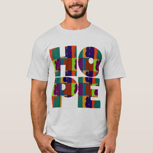 人の希望の基本的なティー Tシャツ (正面)
