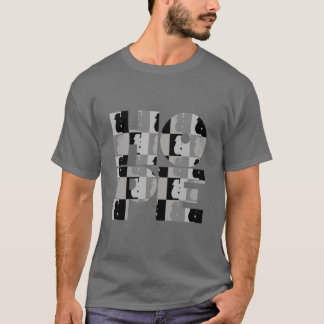 人の希望の黒の基本的な暗いティー Tシャツ