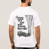 人の床のGaisciochのTシャツの死傷者 Tシャツ (裏面)