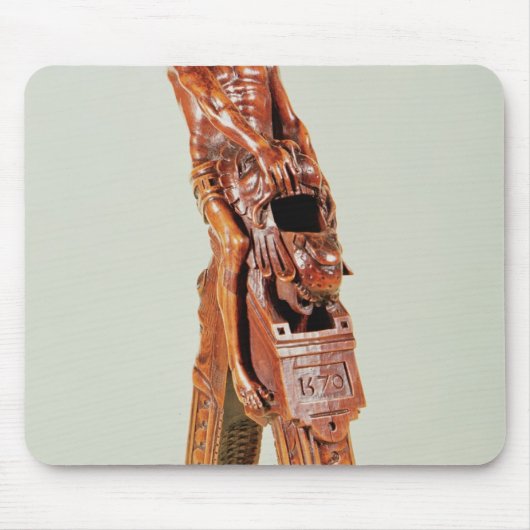 人の形のくるみ割り マウスパッド (正面)