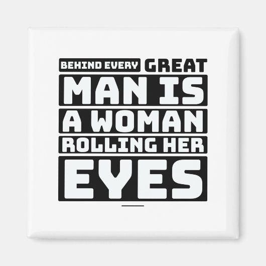 人の後素晴らしろは女転がだ マグネット (正面)