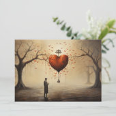 人の心:あなたの手紙を書いて - バレンタインカード シーズンカード (スタンド正面)