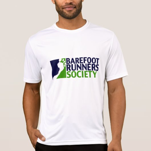 人の性能のmicrofiberのロゴのティー tシャツ (正面)