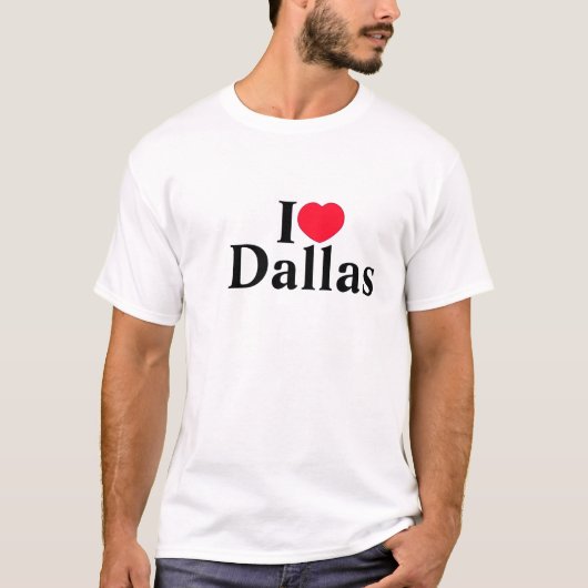 人の愛ダラスのワイシャツ Tシャツ (正面)