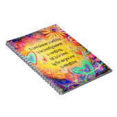 人の感性を感動的愛すかわいらしる ノートブック (右側)