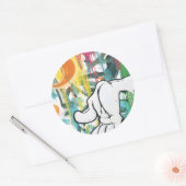 人の手 ラウンドシール (封筒)