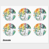 人の手 ラウンドシール (シート)