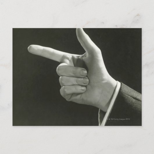 人の指すこと ポストカード (正面)
