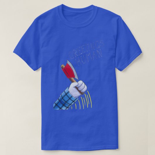 人の挨拶 Tシャツ (デザイン正面)