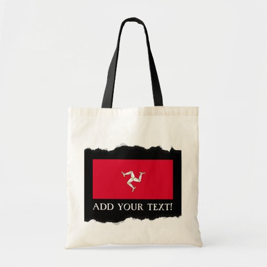 人の旗の島 トートバッグ (正面)