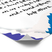 人の最も美しい資産引用文 ポスター (角)