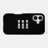 人の楽しむ判断 iPhone 16ケース (裏面横)