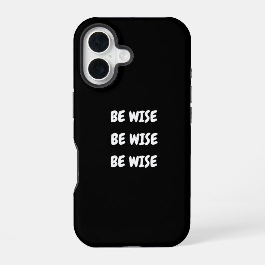 人の楽しむ判断 iPhone 16ケース (裏面)