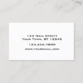 人の正装 名刺 (裏面)