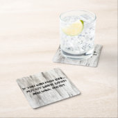 人の洞窟のためのボール紙ビール飲み物のコースター スクエアペーパーコースター (インサイチュ)