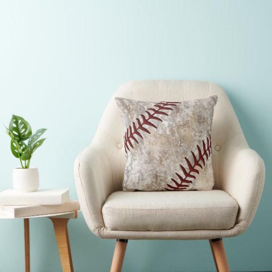 人の洞窟のための最もクールで古いヴィンテージの野球の枕 クッション (椅子)