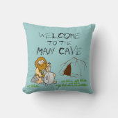 人の洞窟の枕への歓迎 クッション (正面)
