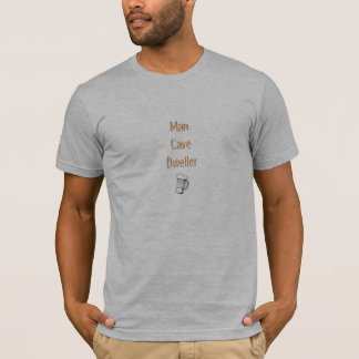 人の洞窟居住者 Tシャツ