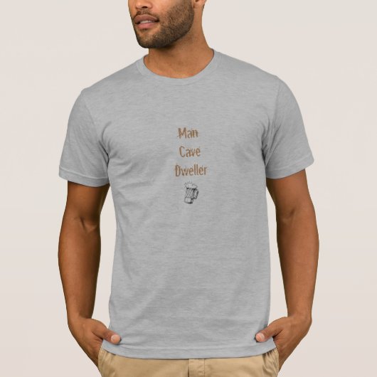 人の洞窟居住者 Tシャツ (正面)