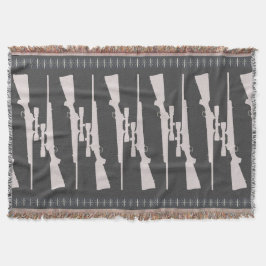 人の洞窟銃の敷物 スローブランケット