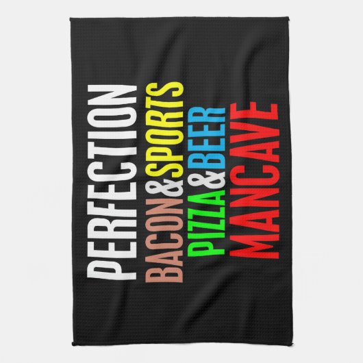 人の洞窟 キッチンタオル (縦)