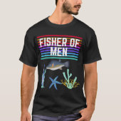 人の漁師 Tシャツ (正面)