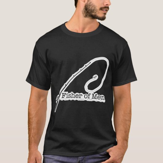 人の漁師 Tシャツ (正面)