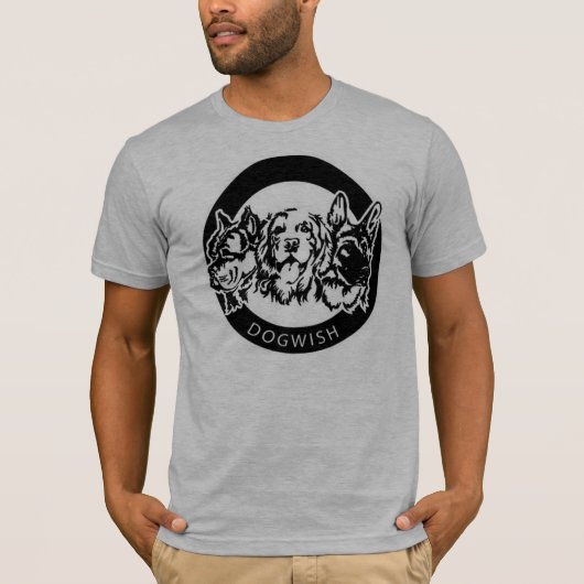 人の犬の願いのTシャツ Tシャツ (正面)