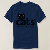 人の猫吸1 Tシャツ (デザイン正面)