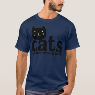 人の猫吸1 Tシャツ