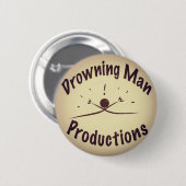 人の生産ボタンの溺死 缶バッジ (正面&裏面)