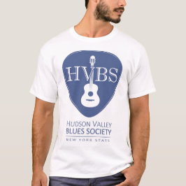 人の白いHVBSの大きいロゴのワイシャツ Tシャツ