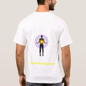 人の短い袖 Tシャツ (裏面)