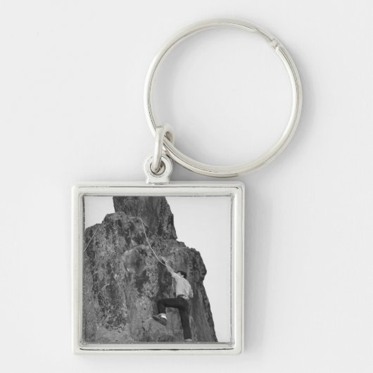 人の石の登山 キーホルダー (正面)