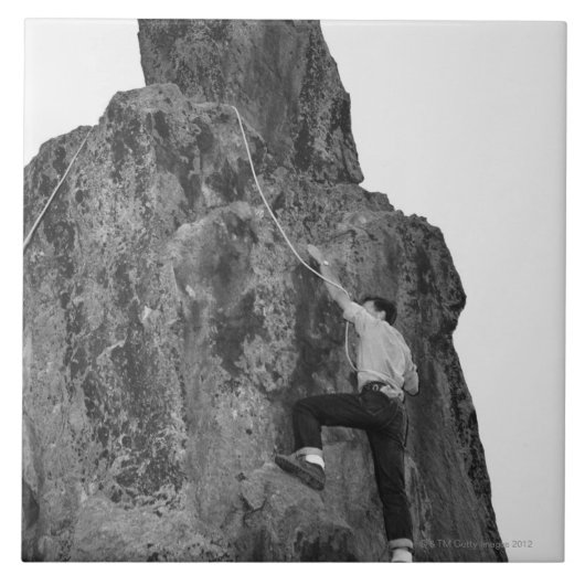 人の石の登山 タイル (正面)