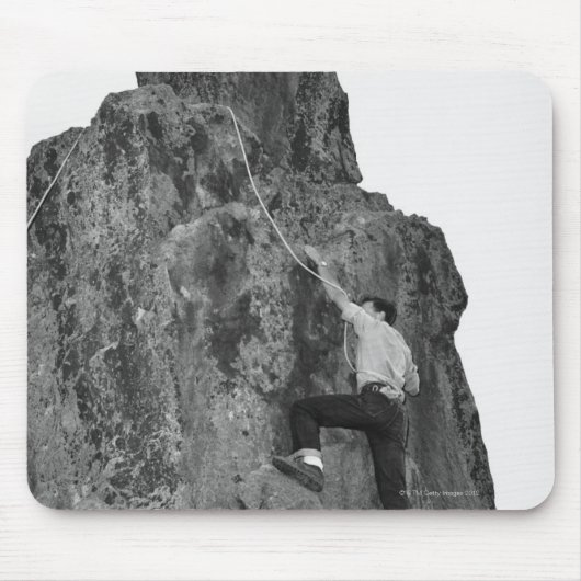 人の石の登山 マウスパッド (正面)