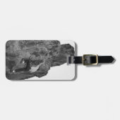 人の石の登山 ラゲッジタグ (正面横)