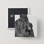 人の石の登山 缶バッジ (正面&裏面)