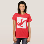 人の秋-白 Tシャツ (正面フル)