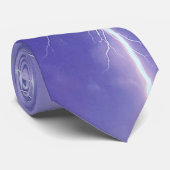 人の稲妻パターン ネクタイ (ロール)