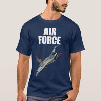 人の米国の空軍愛国心が強い軍のTシャツ Tシャツ