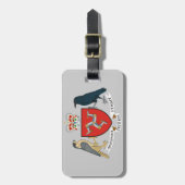 人の紋章の島 ラゲッジタグ (正面縦)