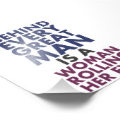 人の素晴らし後ろ転がは女だ フォトプリント            (角)