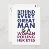 人の素晴らし後ろ転がは女だ ポストカード (正面/裏面)